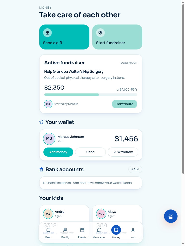 fambaze money page